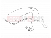 SUZUKI FZ50 K (1989) 44 - FRONT FENDER