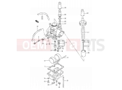 SUZUKI FZ50N P (1993) 7 - CARBURETOR ASSY
