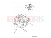 3 - CRANKCASE - Suzuki GN125E R (1994) (E03,E28,E33)
