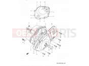 4 - CRANKCASE COVER - Suzuki GN125E R (1994) (E03,E28,E33)