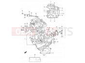 1 - CYLINDER HEAD - Suzuki GN250 P (1993)