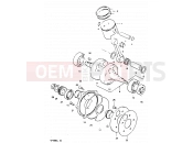 4 - CRANKSHAFT - Suzuki GP100 / GP100E D (1983)