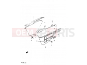 44 - FRAME COVER (GP100UL E02) - Suzuki GP100 / GP100E D (1983)