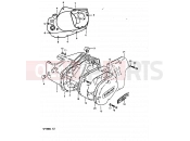 SUZUKI GP100U D (1983) 3A - CRANKCASE COVER (MODEL L)