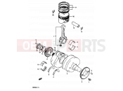 7 - CRANKSHAFT - Suzuki GR650 / GR650X E (1984)