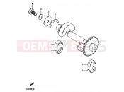 8 - CRANKSHAFT BALANCER - Suzuki GR650 / GR650X E (1984)