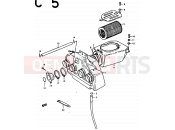 14 - AIR CLEANER - Suzuki GS1000 C (1978)