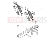 50 - CHAIN CASE - SHOCK ABSORBER - Suzuki GS1000 C (1978)