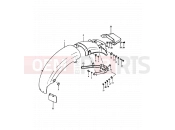 SUZUKI GS1000 T (1996) 64 - REAR FENDER