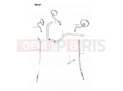 61 - HANDLEBAR - Suzuki GS450L T (1996)