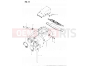 SUZUKI GS450L X (1999) 14 - AIR CLEANER