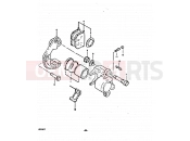 SUZUKI GS550D T (1996) 59 - FRONT CALIPERS (SINGLE DISK)