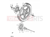 SUZUKI GS850G E (1984) 42 - FRONT WHEEL