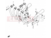 14 - MUFFLER (MODEL D) - Suzuki GSX750ES D (1983)