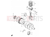 8 - CRANKSHAFT - Suzuki GSX750ES / GSX750EF / GSX750E E (1984)