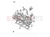 4 - CYLINDER HEAD - Suzuki GSX750S D (1983)