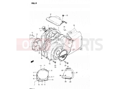 9 - CRANKCASE COVER (MODEL D) - Suzuki GSX750S D (1983)