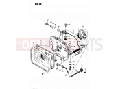 33 - HEADLAMF (E15,E16,E17,E18,E21,E22,E25,E26,E34,E39) - Suzuki GSX750S D (1983)