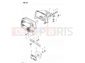 42 - REAR COMBINATION LAMP (E22, E25) - Suzuki GSX750S D (1983)