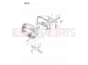 43 - REAR COMBINATION LAMP (E34) - Suzuki GSX750S D (1983)