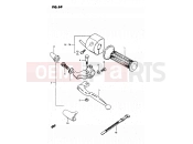 69 - LEFT HANDLE SWITCH (MODEL D) - Suzuki GSX750S D (1983)