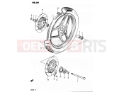 64 - FRONT WHEEL (MODEL D) - Suzuki GSX750S D (1983)
