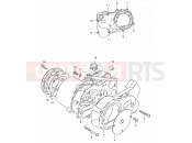 4 - CRANKCASE COVER - Suzuki JR50 X (1999)