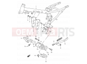 15 - FRAME - FOOTREST - Suzuki JR50 X (1999)
