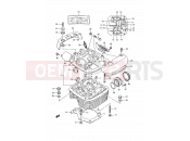 1 - CYLINDER HEAD - Suzuki LS650 M (1991) Savage (E03,E28,E33)