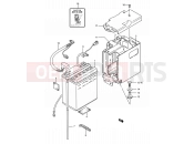 19 - BATTERY - Suzuki LS650 M (1991) Savage (E03,E28,E33)