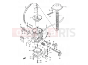 10 - CARBURETOR - Suzuki LS650 P (1993) Savage (E03,E28,E33)