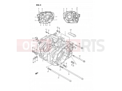 3 - CRANKCASE - Suzuki LS650F / LS650P J (1988) Savage (E04,E18,E22,E34,E75,E77)
