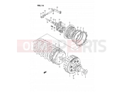 14 - CLUTCH - Suzuki LS650F / LS650P J (1988) Savage (E04,E18,E22,E34,E75,E77)
