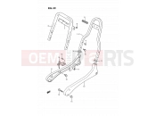 32 - PILLION RIDER HANDLE - Suzuki LS650F / LS650P J (1988) Savage (E04,E18,E22,E34,E75,E77)
