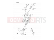 35 - STEERING STEM - Suzuki LS650F / LS650P J (1988) Savage (E04,E18,E22,E34,E75,E77)