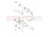 41 - HANDLE SWITCH (MODEL G/J) - Suzuki LS650F / LS650P J (1988) Savage (E04,E18,E22,E34,E75,E77)