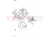 SUZUKI PE175 E (1984) 3 - CRANKCASE COVER
