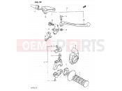 SUZUKI PE175 E (1984) 27 - RIGHT HANDLE SWITCH