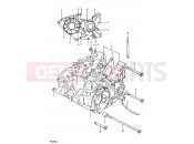 2 - CRANKCASE - Suzuki PE250 X (1999)