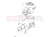 6 - AIR CLEANER - Suzuki PE250 X (1999)