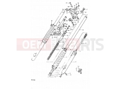 40 - FRONT FORK - Suzuki PE250 X (1999)