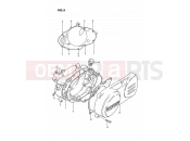 SUZUKI PV50 X (1999) 5 - CRANKCASE COVER (E43)