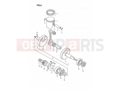 6 - CRANKSHAFT - Suzuki PV50 M (1991)