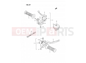 37 - HANDLE SWITCH (E15) - Suzuki PV50 M (1991)