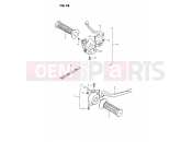 38 - HANDLE SWITCH (E16,E43) - Suzuki PV50 M (1991)