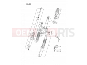 32 - FRONT FORK - Suzuki PV50 M (1991)