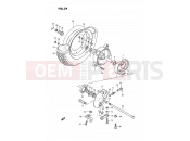 34 - FRONT WHEEL - Suzuki PV50 M (1991)