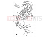 39 - FRONT WHEEL (MODEL M) - Suzuki RC50 M (1991)