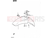 SUZUKI RG125C G (1986) Gamma 40 - FRONT FENDER