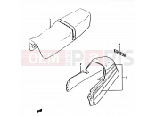 SUZUKI RG125C H (1987) Gamma 2A - SEAT TAIL COVER